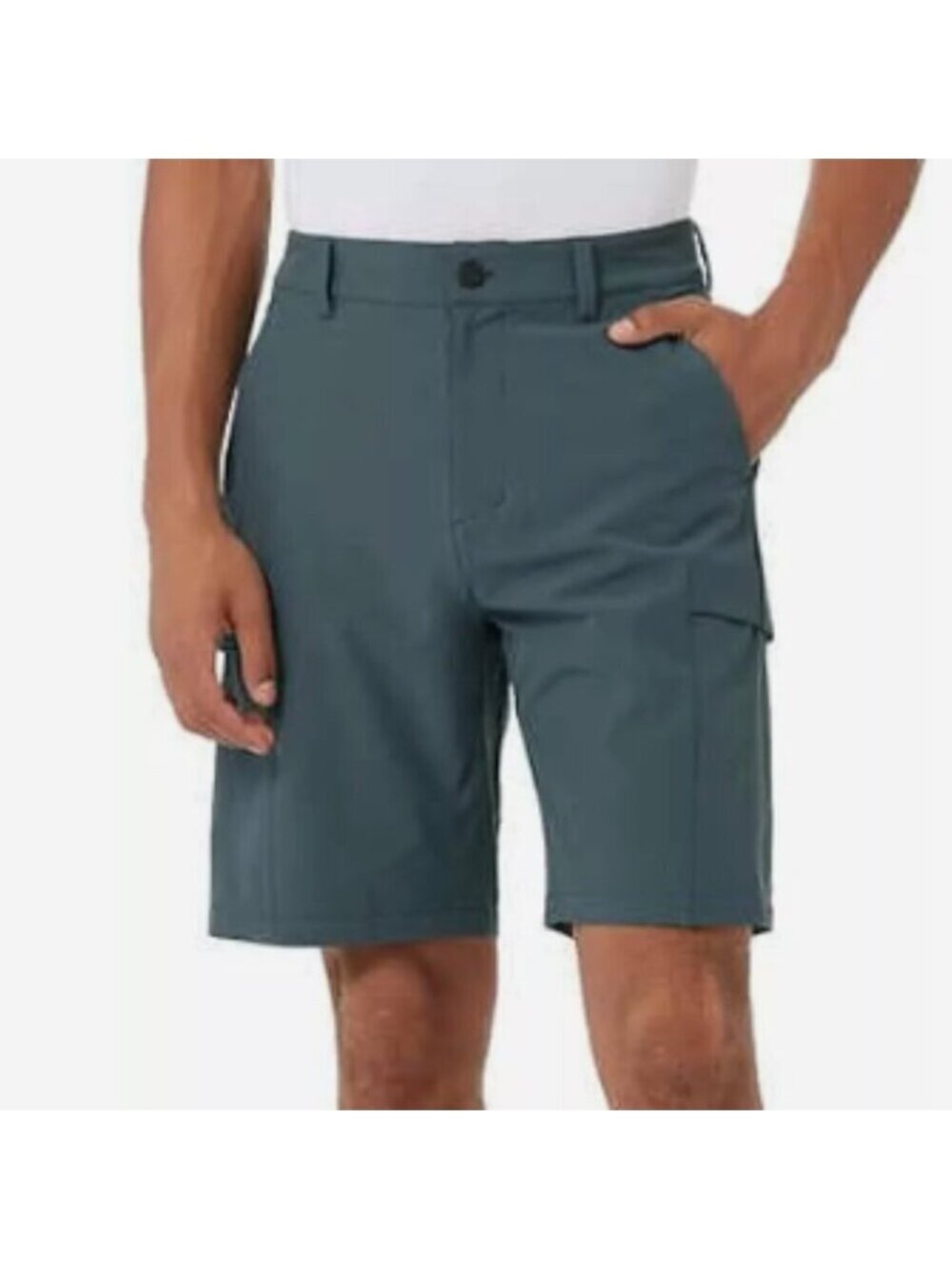 32 Degrees Men’s Cargo Shorts Size 40 Dark Grey Stretch Lightweight NWT